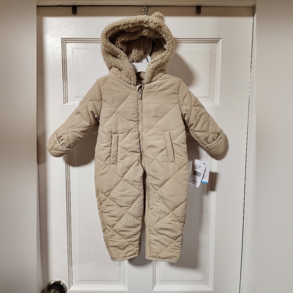 Carter's Unisex Baby Cozy One-piece Footed Pram Suit Size 6 Months